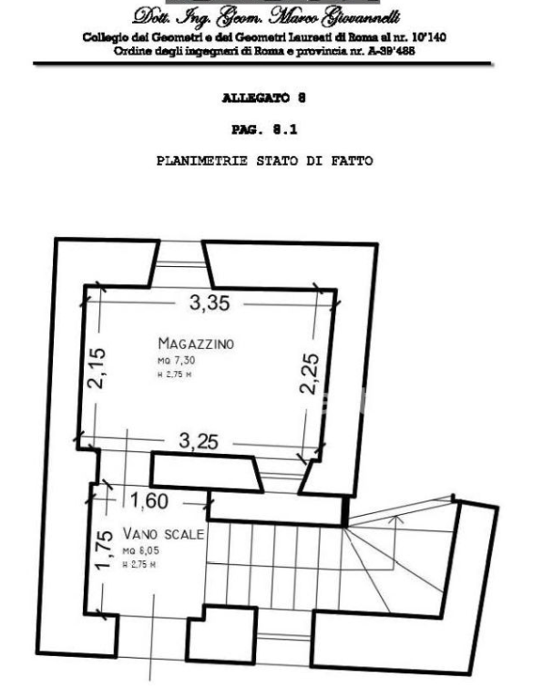 Magazzino in Palestrina (RM) Procedura n. 219/2022